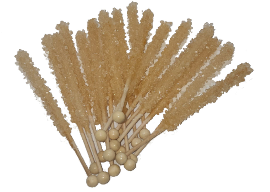 Orange Rock Candy Sticks