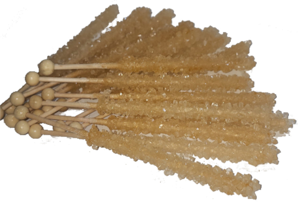 Orange Rock Candy Sticks