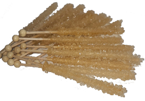 Orange Rock Candy Sticks