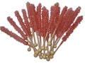 Strawberry Rock Candy Sticks
