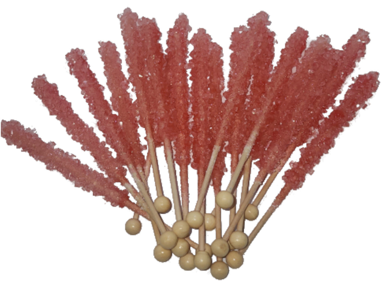 Strawberry Rock Candy Sticks