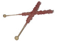 Single Strawberry Rock Candy Stick