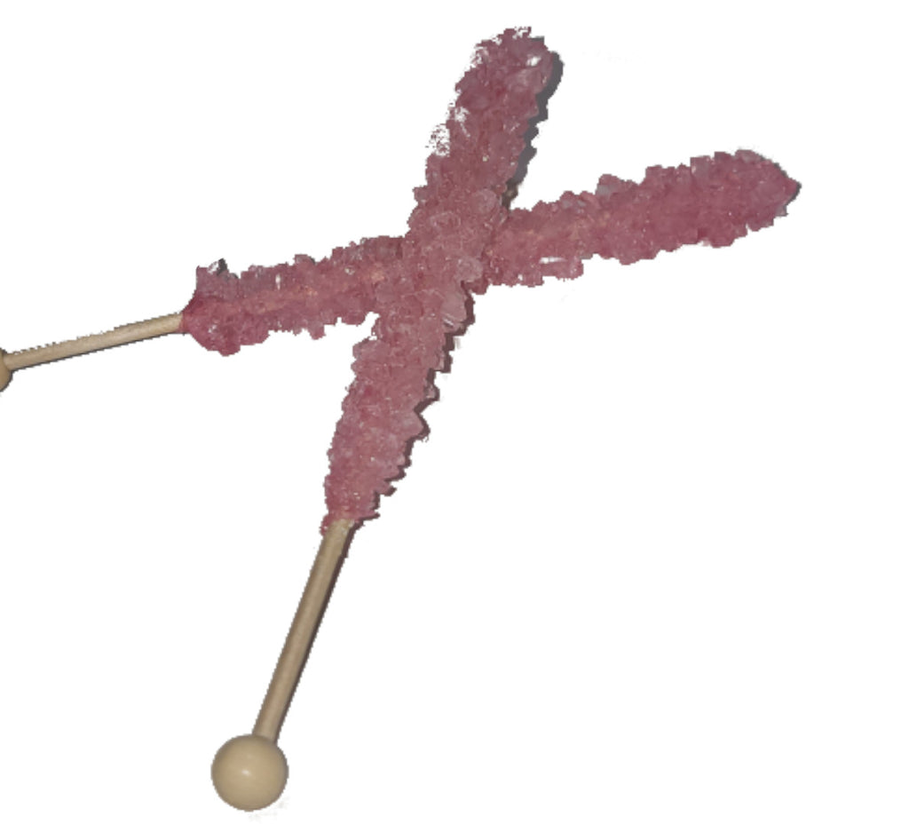 Watermelon Rock Candy Sticks